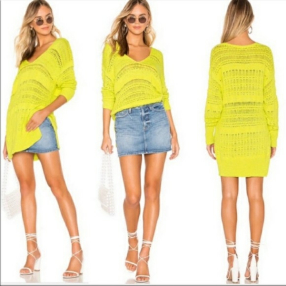 Free people limelight combo sweater